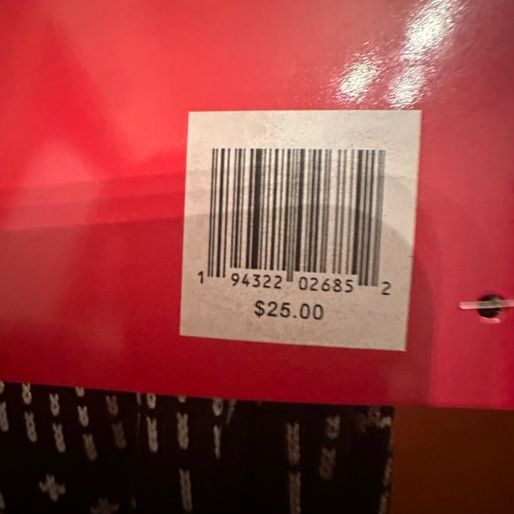 French Laundry Christmas pattern leggings NWT in size L/XL - Picture 6 of 7